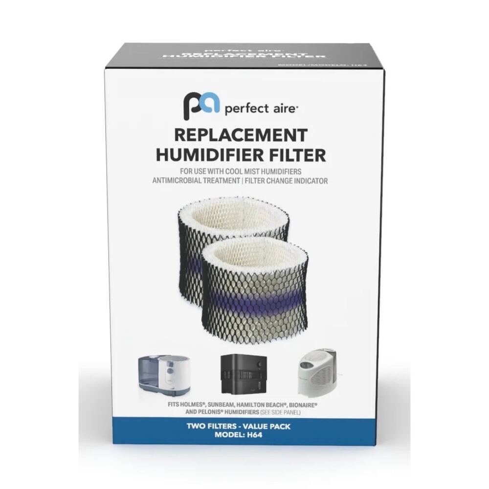Perfect Aire H64 Evaporative Humidifier Wick Filter - 6-1/4” x 7-1/16” OD x 1”
